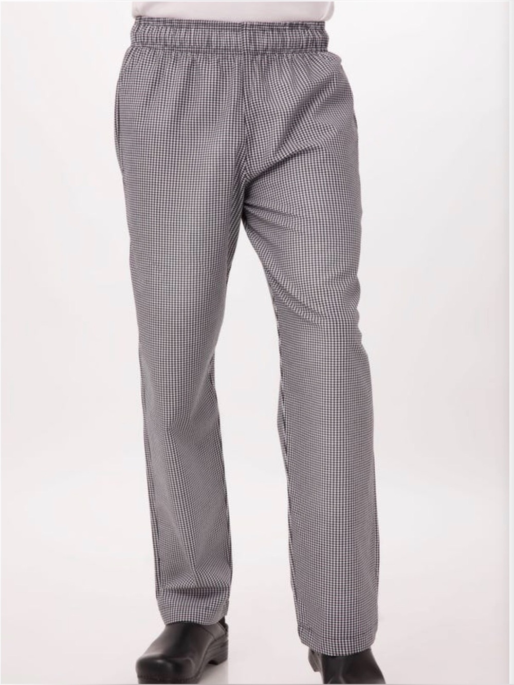 Chef Works Men's Essential Baggy Chef Pants Small check Xlrg 42-44” NWT 32” Long
